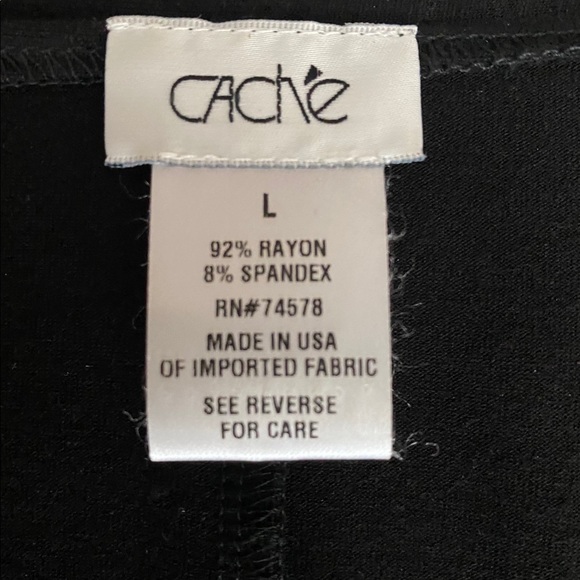 Cache Dressy Black Dress - Picture 3 of 7